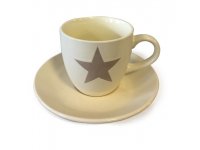 Šálek + podšálek 220ml hvězda